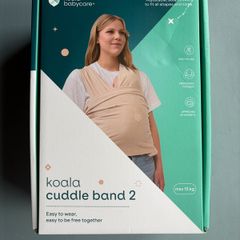 Koala Cuddle Band 2 - Beige - Baby Swaddle Sling Wrap Carrier Shirt