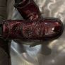 Riker Ankle Shoe Boots Patent Deep Burgundy Women's UK 7.5 Image 4
