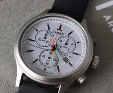 Rare White Timex Allied Chronograph