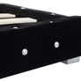 _Upholstered bed: velvet bed, frame double bed, slatted frame, multiple choices Image 5