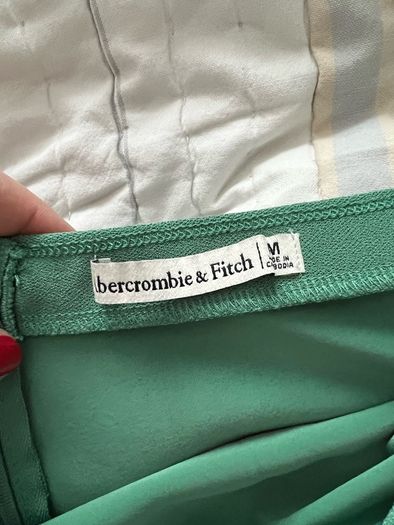 women dress maxi Abercrombie and Fitch size M light green