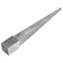 Ground Spikes 12 pcs Silver 10x10x91 cm Galvanised Steel Image 2