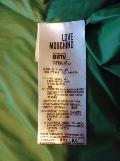 Moschino men's jacket