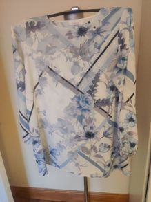 Yours London long sleeve floral tunic/dress size UK16 EU44 Perfect condition Postage included