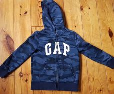 Age 6-7 GAP Navy Camo Hoodie
