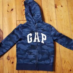Age 6-7 GAP Navy Camo Hoodie
