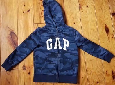 Age 6-7 GAP Navy Camo Hoodie