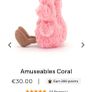 New JELLYCAT Amuseable Coral Image 2