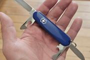 Vintage Discontinued Version Victorinox Recruit 84mm Swiss Army Knife from 1980s with Modern handles installed