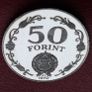 Hungary / Magyar  50 Forint Liberation Silver Coin Image 6