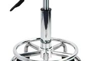 NEW SALE PU Leather Round Rolling Stool Swivel Height Adjustment Home Office Stool Drafting Lab Kitchen Massage Stools with wheels Office Chair