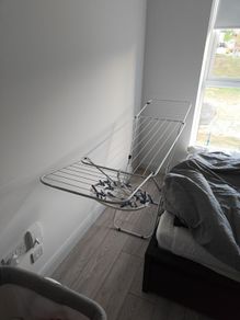 Foldable clothes drying rack and multi clip hanger