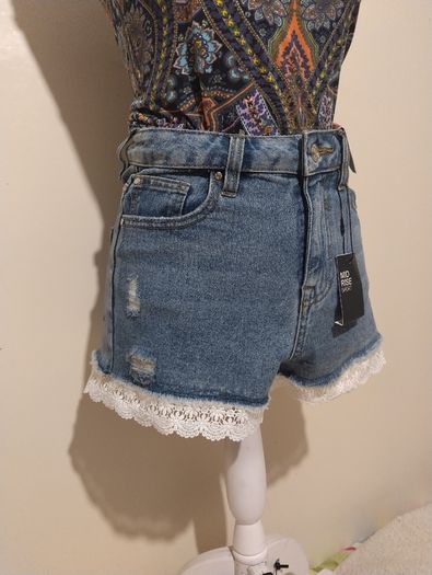 Denim Shorts, New With Tags