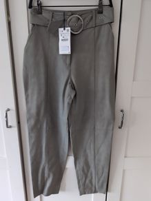 Zara leather trousers