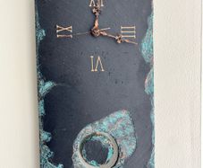 clock on slate