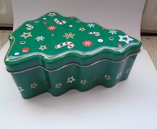 Christmas tin boxes, Gift box,