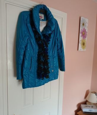 Padded Long Jacket (new)/FREE scarf To match