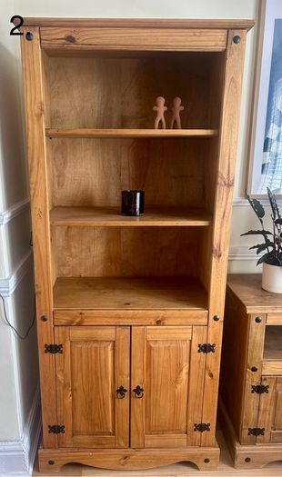 Solid Pine Furniture: 3 Pieces, Sell Separately or as Bundle