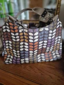 Orla Kiely Oil Cloth Shoulder Bag