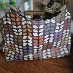 Orla Kiely Oil Cloth Shoulder Bag