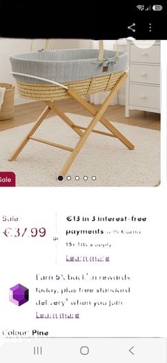 Baby Moses Basket stand