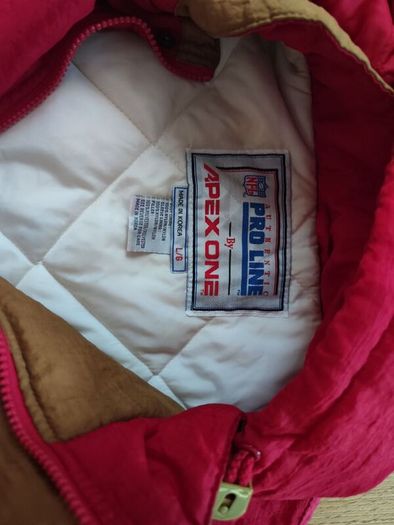 Vintage San Francisco 49er jacket jumper NFL authentic pro line Apex one mens L