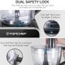 1100W Multifunctional Food Processor - Mixer, Crusher, Grinder, Citrus Juicer, Kneading Dough Blades with 3.2 L Bowl, 1.5 L Mixing Cup Black (FREE POSTAGE) Image 3