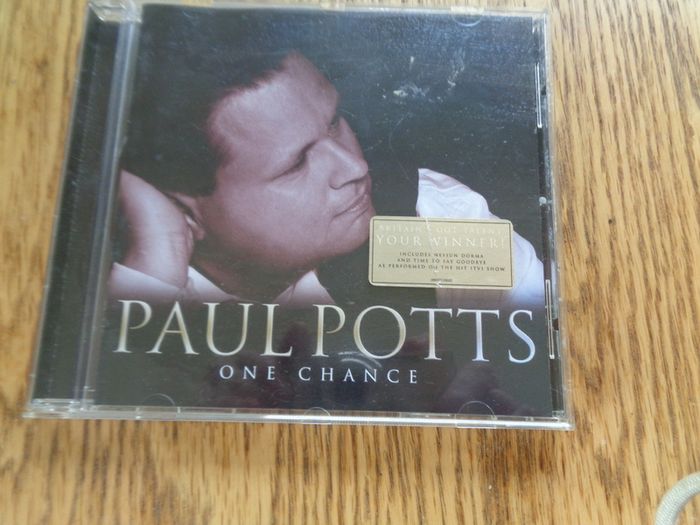 One Chance - Paul Potts CD for Sale