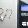 Vintage Sterling Silver 925 Blue Evil Eye Earrings and Pendant 2,1g Image 10
