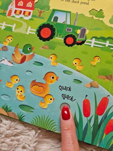 Usborne Farm Sounds by Sam Taplin