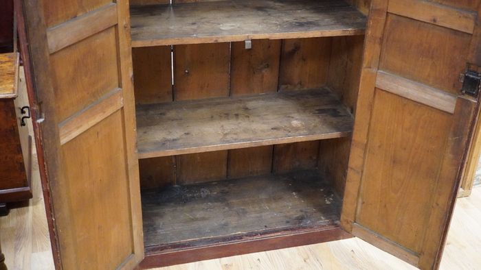 Antique Pine Pantry Cupboard / Food Press