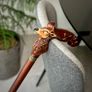 Unique Handmade Walking Stick, Deer Handle, Never Used Image 9