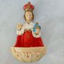 Pair of Holy Water fonts, Child of Prague and Our Lady, devotional item, Image 2