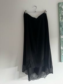 Zadig and Voltaire midi silk skirt