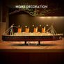 3D Puzzles for Adults LED Titanic Toys Model Kits Ship, Difficult Jigsaw Family Puzzles and Cruise Ship Gifts Home Decoration for Kids and Adults, 266 Pieces(Large with LEDs) Image 6