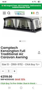 Camptech kensington Air awning
