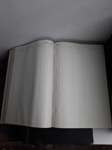 Antique book keeping ledgers