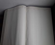 Antique book keeping ledgers
