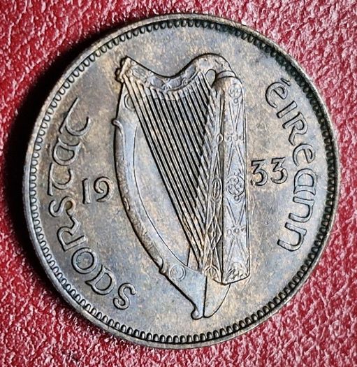 Ireland Excellent 1933 farthing coin