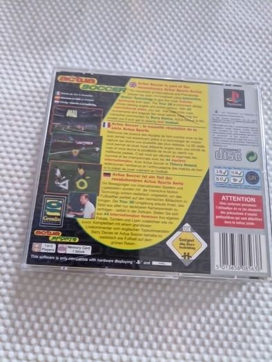 Actua Soccer  PlayStation1 Ps1 PlayStation2 Ps2 Games Original