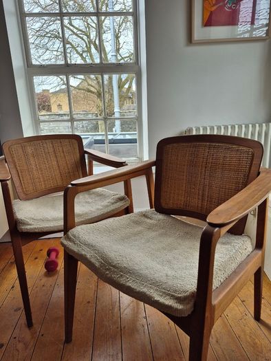 Mid century lounge chairs
