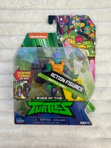 Rise Of The Teenage Mutant Ninja Turtles TMNT Donatello Battle Shell Figure Damaged Box New Please see photos
