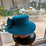 Headways Design for Coterie Teal Occasion Hat Image 2