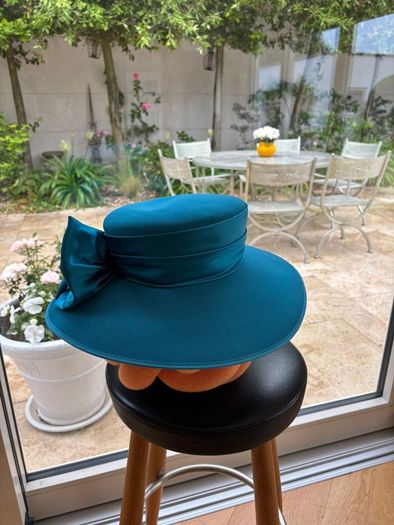 Headways Design for Coterie Teal Occasion Hat