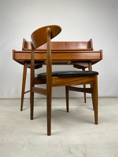 Mid Century Danish Teak Desk & Chair