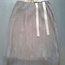 pleated midi skirt grey 10 New Image 3