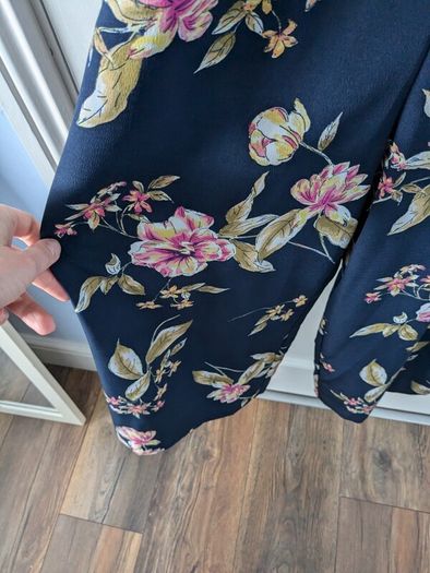 Floral Sleeveless Jumpsuit Size 10 (Dunnes)