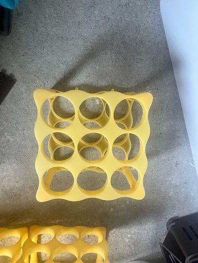 4 Stackable Wine Racks     Holds 36 Bottles Total