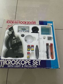 Vintage Boxed Microscope Set