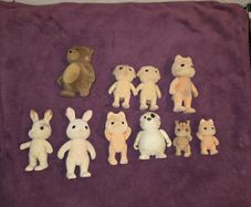 Vintage Sylvanian Family Figures